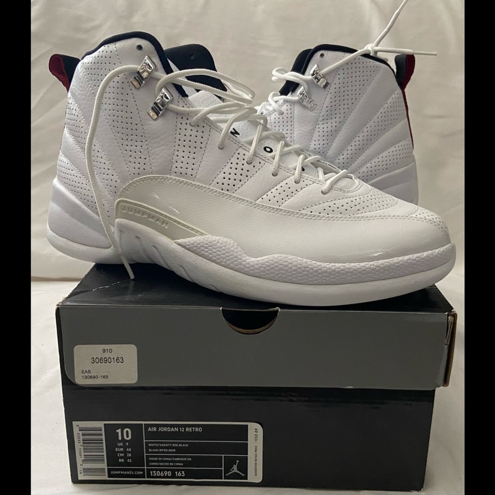 Jordan Retro 12 ‘Rising Sun’. Never worn. Original box. Size 10